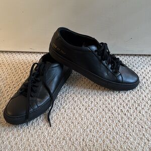 Common projects sneaker black men size 41 leather